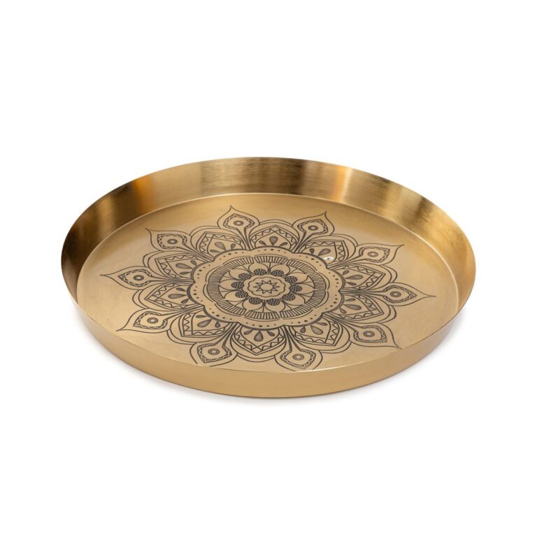 Metalinis padėklas „Mandala” (31 cm)