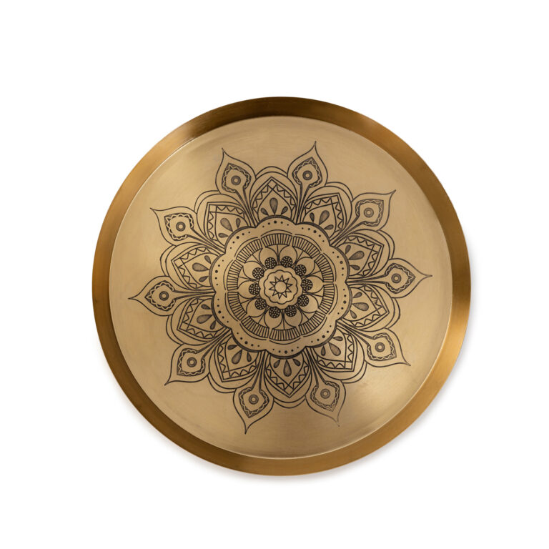 Metalinis padėklas „Mandala” (31 cm)
